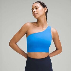 Lululemon Athletica Blue One-Shoulder Sports Bra